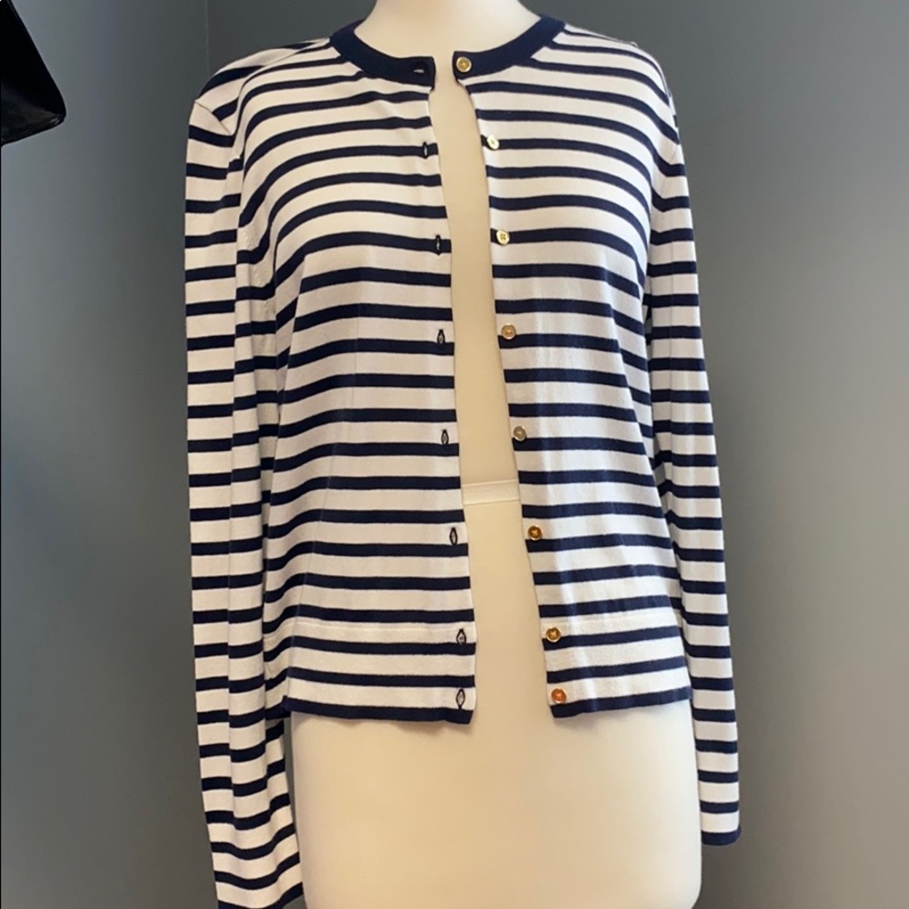 J. Crew striped cardigan